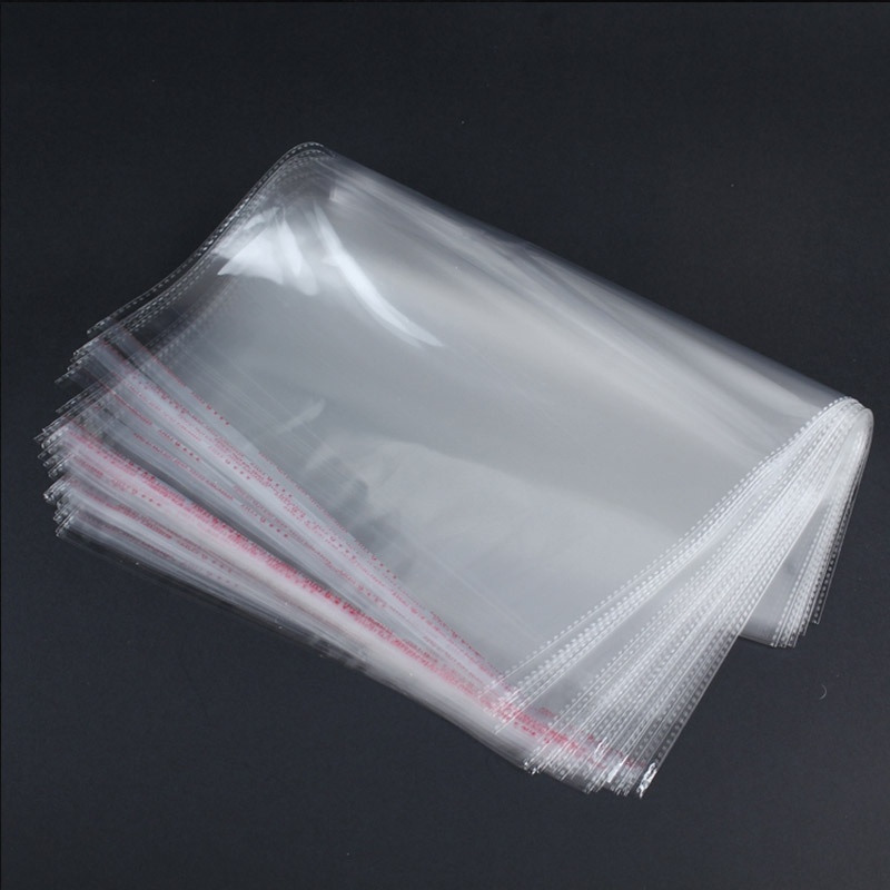 Envelope de Saco Transparente com Aba Adesiva