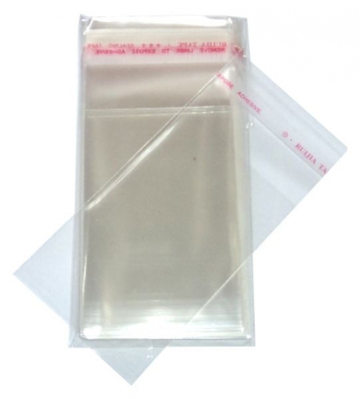 Envelope Plástico de Segurança com Aba Adesiva