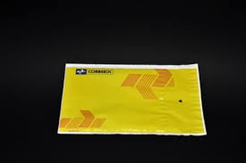 Envelope Plástico de Segurança com Aba e Fita Adesiva Inviolável